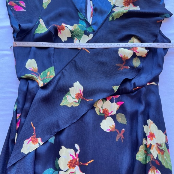Rachel Roy SZ 1X silky midi floral dress - Picture 7 of 13